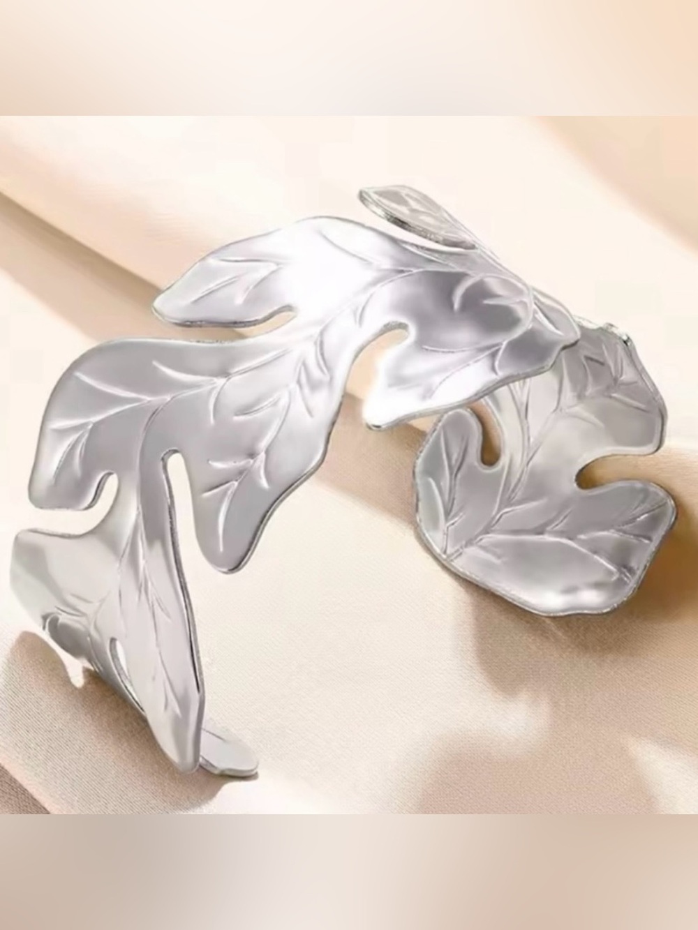 New Adorable & Unique Leaf Cuff Bracelet !!